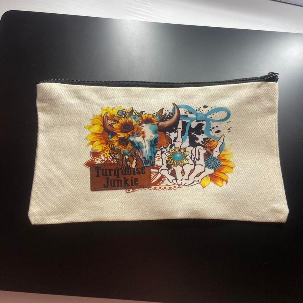 Western Jewelry Zipper Pouch